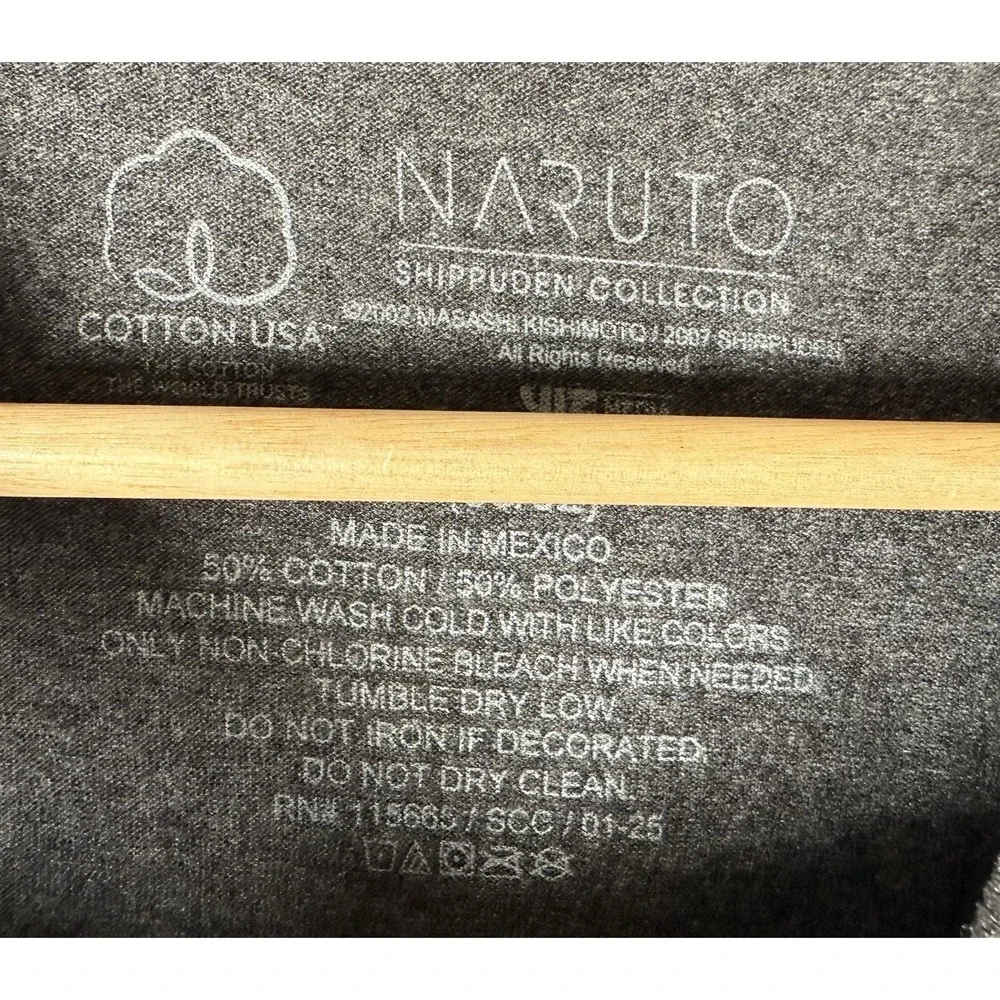 Naruto Shippuden Mens‎ Ramen Is The Best Pleasure Anime Gray Shirt New 2XL